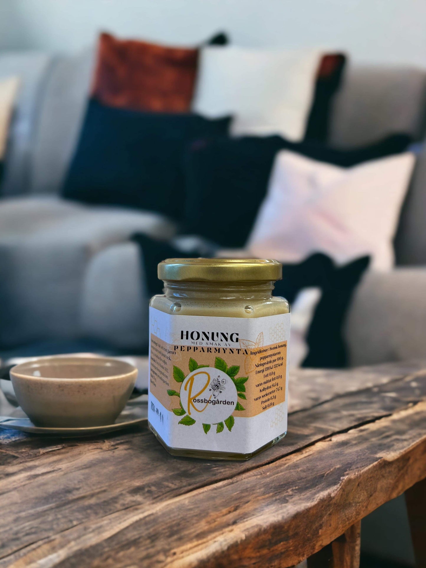 Smaksatt honung '' Pepparmynta ''